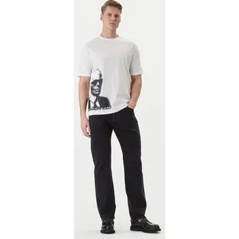 KARL LAGERFELD T-Shirt 755170 562251 Bílá Loose Fit M