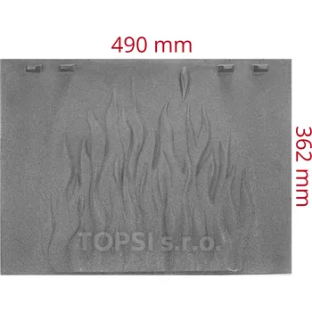 Krbová vložka Zadní stěna do krbových vložek Uniflam (ref. 800848)