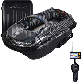 BOATMAN Zavážecí lodička VULCAN PRO s GPS a Echolotem- Carbon