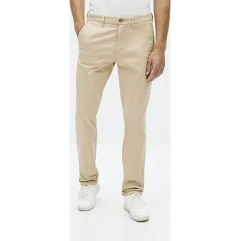 Pánská móda Celio Kalhoty Pobelt straight 1068217 Béžová 38/34