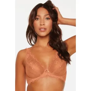 Podprsenka Nevyztužená podprsenka Bella Misteria BS-105 - Bralette Měděná 65F
