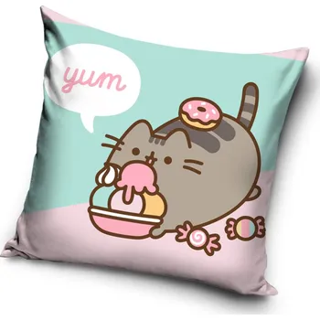 Polštář Povlak na polštářek Kočička Pusheen Svačinka