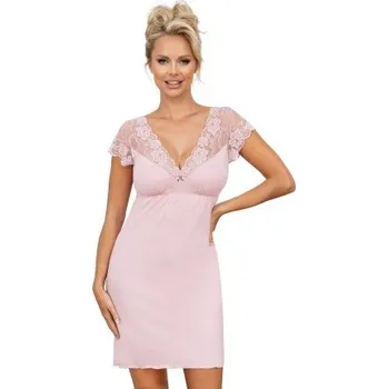 Dámské noční prádlo Noční košilka Donna Ismena - viskóza Starorůžová M(38)