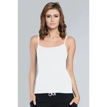 Tílko Italian Fashion Ibiza - s tenkými ramínky Bílá L