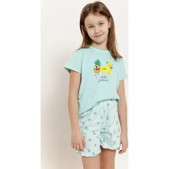Dívčí pyžamo Taro Sweety - bavlna Tyrkysová 104