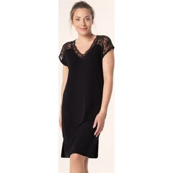 Dámská noční košile Noční košilka mefemi Petra - viskóza Černá L