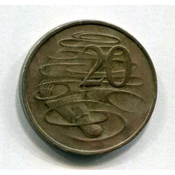 AUSTRÁLIE. 20 cents 1980.