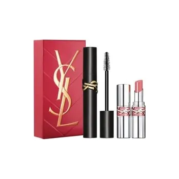 Kosmetika Yves Saint Laurent Lash Clash Mascara Set + Loveshine Lipstick Nr. 44 Sada na líčení očí
