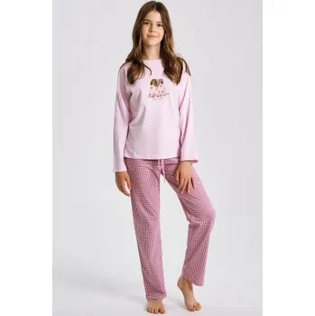 Dívčí pyžamo Taro Jasmina - bavlna Světle růžová 158