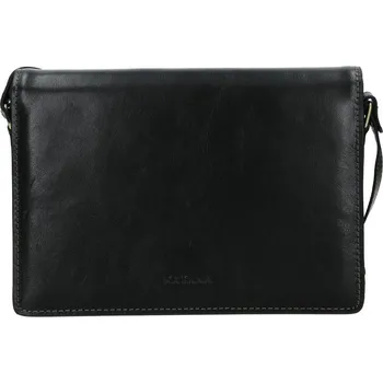 Kabelka Kožená dámská crosbody kabelka Katana Amande - černá