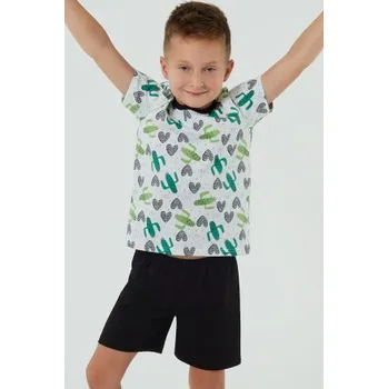 Chlapecké pyžamo Italian Fashion Picos Černo-bílá 10 let