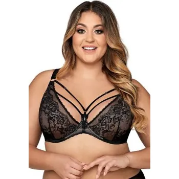 Podprsenka Nevyztužená podprsenka Ava Lingerie 1824 Venus Černá 105D