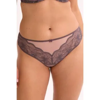 Dámské spodní prádlo Brazilky Gaia 1315 Liora Fialovo-růžová XL