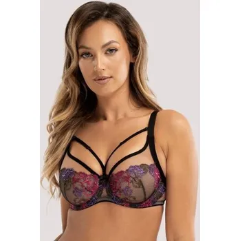 Podprsenka Nevyztužená podprsenka Unikat Estela Černo-barevná 95D