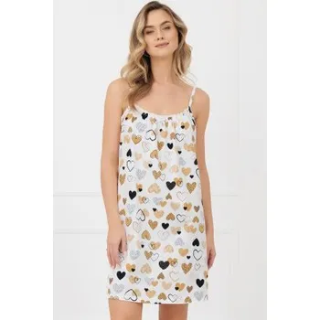 Dámská noční košile Noční košilka Italian Fashion Soraja - bavlna Ecru XL