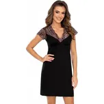 Noční košilka Donna Larisa - viskóza Černá S(36)