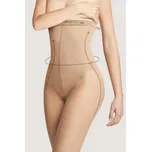 Hladké zeštíhlující silonky Fiore Bikini - 20 DEN - vysoký pas Natural 2-S