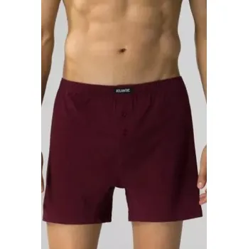 Pánské spodní prádlo 2 PACK trenýrky Atlantic 2MBX-054 Tmavě modrá-červená S