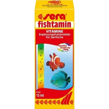 Sera multivitamínový preparát pro akvarijní ryby Fishtamin 15ml