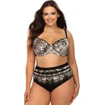 Dvoudílné plavky Lorin L2401/2 Černo-hnědá 75E/M