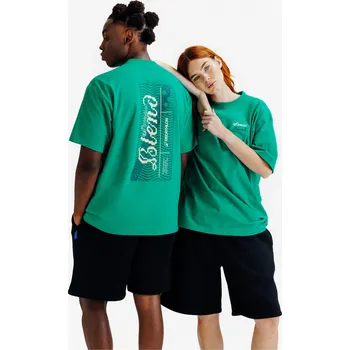 Pánské tričko DECATHLON Unisex tričko s potiskem Elementals XL ZELENÁ