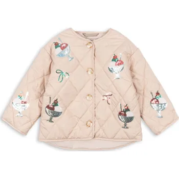 Dívčí bunda Prošívaná dívčí bunda Flora "Gelato" Konges Sløjd VELIKOST: 116/6 let