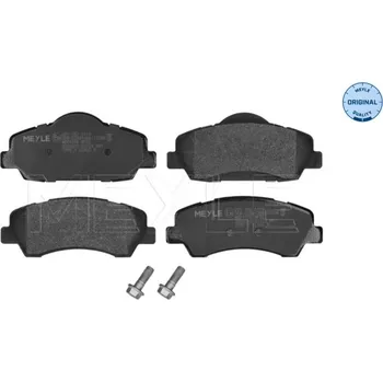 Brzdový systém Sada brzdových destiček, kotoučová brzda MEYLE 025 252 5118