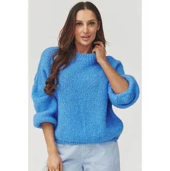 Dámský svetr Dámský svetr Makadamia C37 - modrý Modrá Uni