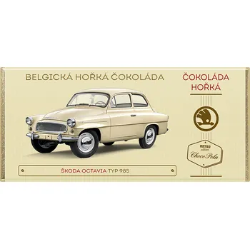 Čokoláda CHOCO POLA - Škoda Octavia, typ 985 (1961) - hořká čokoláda 100g