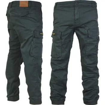 Pánská móda Yakuza Premium Pánské kalhoty Cargo 3951 - tmavě šedé - 3951_DGREY Velikosti: L