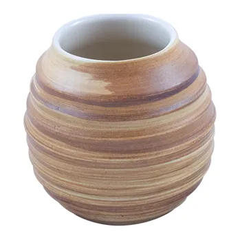 Čajovna Cebador Keramická kalabasa medové barvy (350 ml)