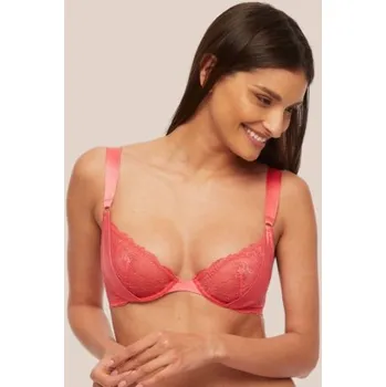 Podprsenka Nevyztužená podprsenka Kinga SC-849 Tropical Candy III Korálová 70A