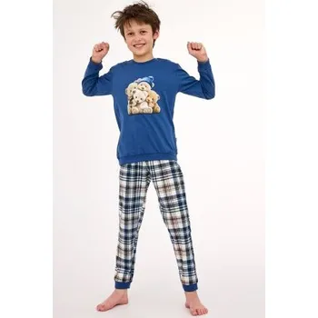 Chlapecké pyžamo Chlapecké pyžamo Cornette Bears - medvídek Modrá 110-116