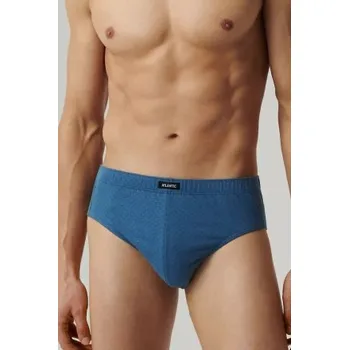 Slipy 3 PACK slipy Atlantic 3MP-192 - bavlna Tmavěmodrá-modrá 2XL