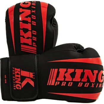 Boxerské rukavice King Pro Boxing boxerské rukavice Revo 8 - černá/červená 12