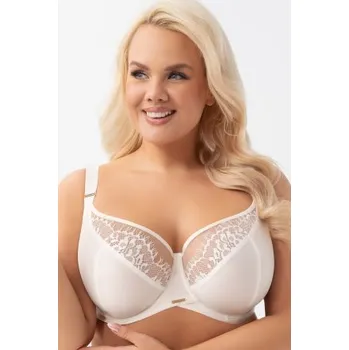 Podprsenka Nevyztužená podprsenka Gorsenia K937 Evia Krémová 65E