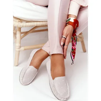 Dámské mokasíny EVENTO Dámské Kožené Mokasíny RIO FLORE Eco-Friendly Barva: Béžová, Velikost: 37