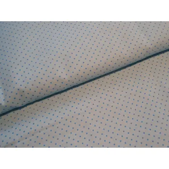 Pro útulný domov bavlněná látka SVĚTLE MODRÁ s modrým puntíkem 2mm