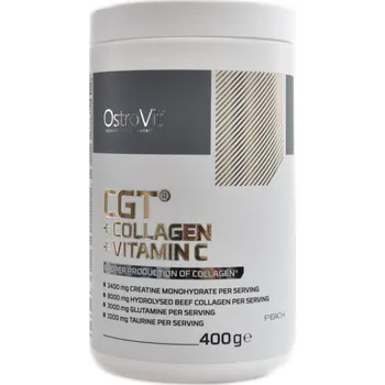 Kloubní výživa Ostrovit CGT + Collagen + vitamin C 400 g - broskev