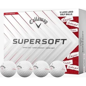 Golfový míček LIMITED - Callaway Supersoft LOVE golfové míčky