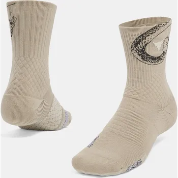 Pánské oblečení Under Armour Unisexové ponožky UA P Rock AD Plymker 1376230-290 Hnědá M