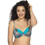 Horní díl plavek Ava Lingerie SK-142 - měkký košíček Tyrkysová 80E