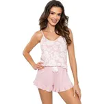 Dámské pyžamo na ramínkách Donna Rosalia - bavlna Růžová S(36)