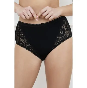 Dámské spodní prádlo Kalhotky Italian Fashion Josmi - bavlna Černá 2XL