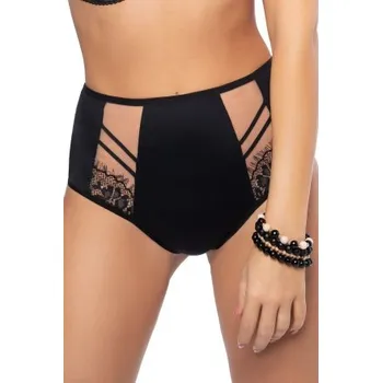 Kalhotky Vysoké brazilky Gorsenia K498 Paradise Černá 2XL