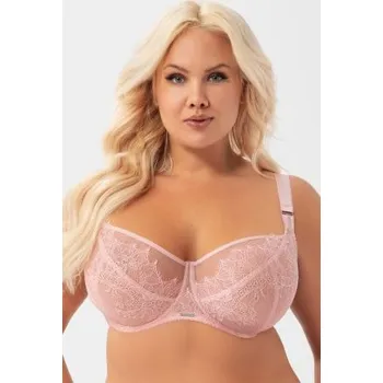 Podprsenka Nevyztužená podprsenka Gorsenia Loni Růžová 70J