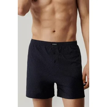 Pánské spodní prádlo 2 PACK trenýrky Atlantic 2MBX-073 Tmavěmodrá-modrá L