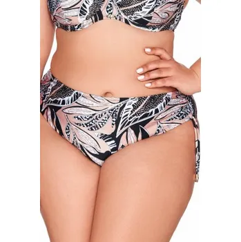 Dámské plavky Spodní díl plavek Ava Lingerie SF-220/2 Černo-béžová 2XL