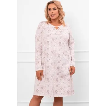 Dámské oblečení Noční košile Italian Fashion Satui - bavlna Lososová 2XL