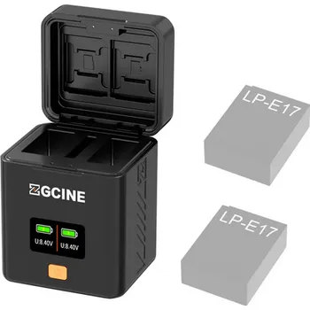 ZGCINE Charging Case for Canon LP-E17 Battery